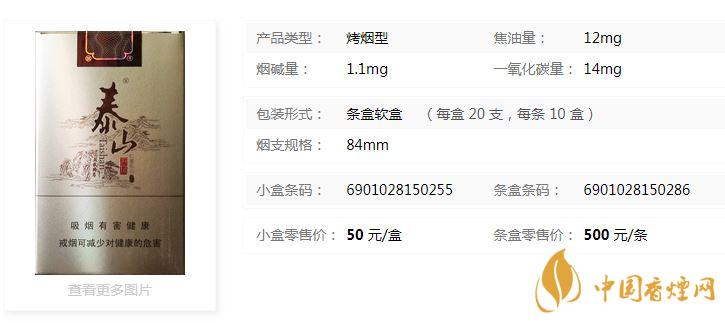 泰山軟儒風多少錢一盒帶圖？泰山軟儒風小盒價格一覽