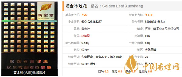 黃金葉細(xì)煙有哪些 黃金葉細(xì)支香煙價格及種類介紹